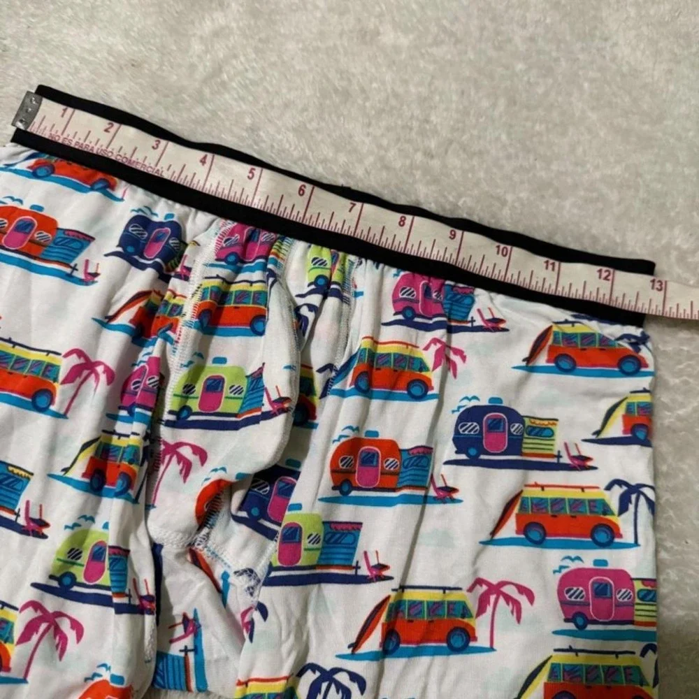 MeUndies Campers beach summer boxer brief white size medium‎ nwot